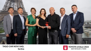 Dodelom tradicionalne nagrade Ichiban u Parizu Toyota je odala priznanje svojim najboljim evropskim trgovcima