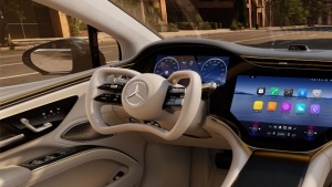 Modernizovani Mercedes-Benz EQS - prvi nemački serijski automobil opremljen Steer-by-Wire tehnologijom